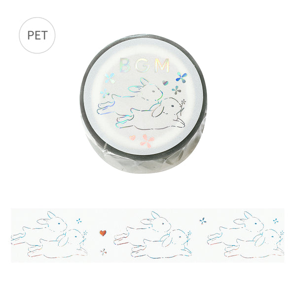 将图片加载到图库查看器,BGM Foil Stamping Clear Tape: Life - Bunny