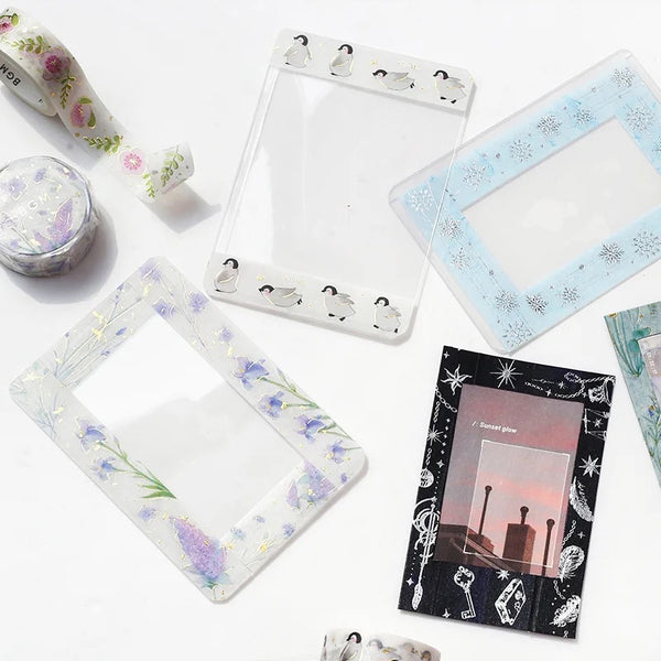 将图片加载到图库查看器,BGM Foil Stamping Masking Tape: Life - Natural/Purple