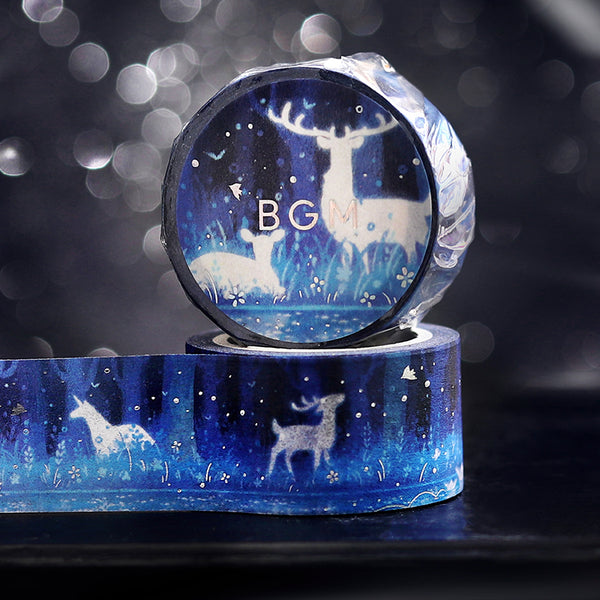 Load image into Gallery viewer, BGM Foil Stamping Masking Tape: Life - Glowing Forest