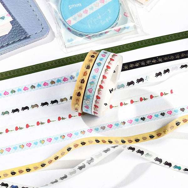 将图片加载到图库查看器,BGM Foil Stamping Masking Tape: Life - Pounding Heart