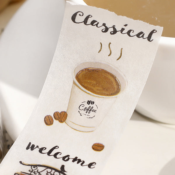 이미지를 갤러리 뷰어에 로드 , BGM Foil Stamping Masking Tape: Today's Menu - Cafe