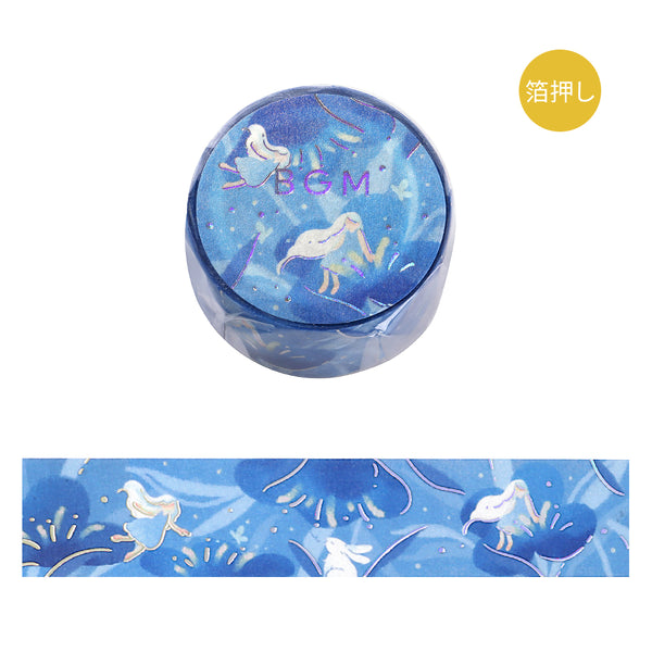 将图片加载到图库查看器,BGM Foil Stamping Masking Tape: Hana Monogatari - Night Scent