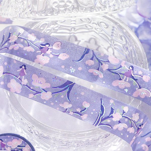 Load image into Gallery viewer, BGM Foil Stamping Masking Tape: Hana Monogatari - Light Purple