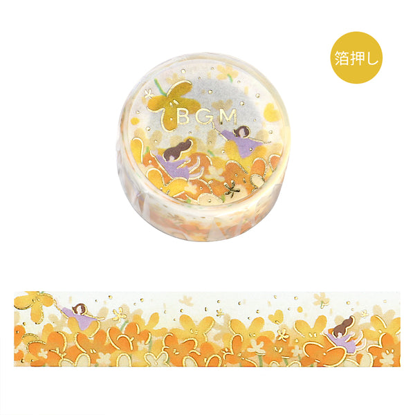 Load image into Gallery viewer, BGM Foil Stamping Masking Tape: Hana Monogatari - Flower Blizzard