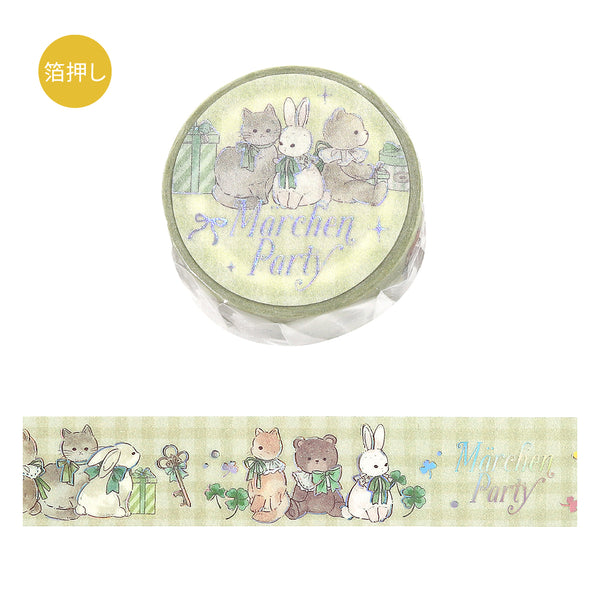 Load image into Gallery viewer, BGM Foil Stamping Masking Tape: Fairy Tale Party - Garden