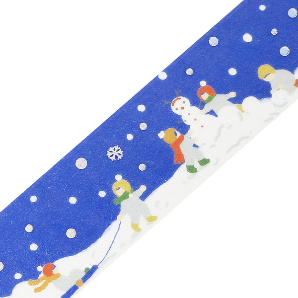 이미지를 갤러리 뷰어에 로드 , BGM Foil Stamping Christmas Limited Edition Masking Tape - Let's make a Snowman