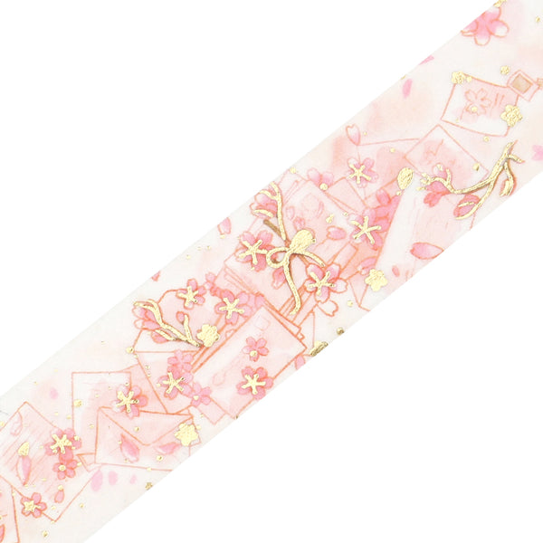 Load image into Gallery viewer, BGM Sakura Limited Edition 2024 Masking Tape - News About Cherry Blossom