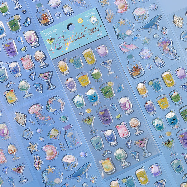 이미지를 갤러리 뷰어에 로드 , BGM Summer Limited Crystal Seal - Sparkle Between the Waves