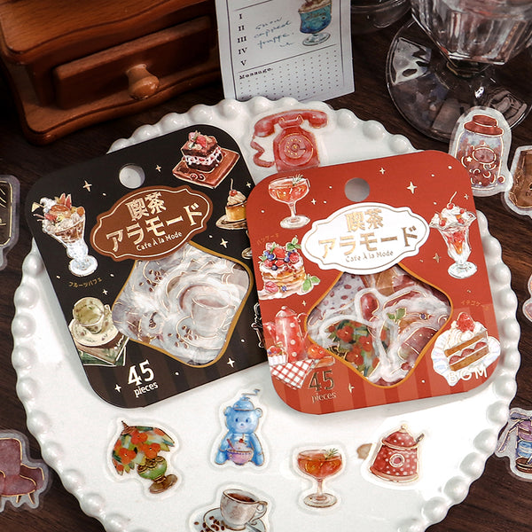 将图片加载到图库查看器,BGM Foil Stamping Flake Seal: Cafe Alamode - Green