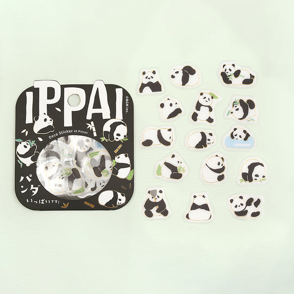 将图片加载到图库查看器,BGM Foil Stamping Flake Seal (Ippai) - It's Full of Pandas