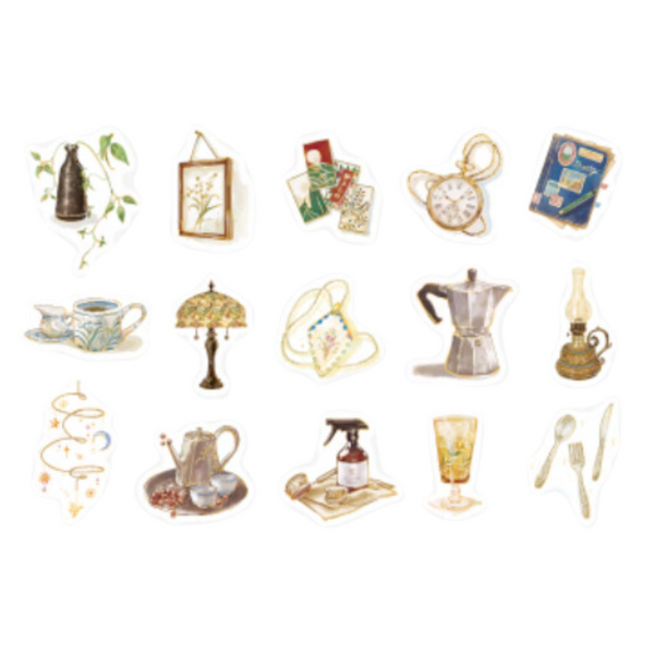 画像をギャラリービューアに読み込む, BGM Foil Stamping Flake Seal: The Flea Market of Blue Sky - Miscellaneous Goods