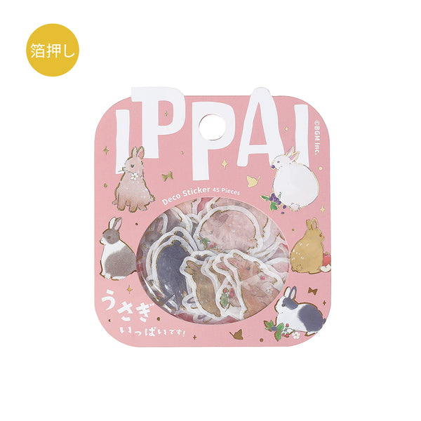 Load image into Gallery viewer, BGM Foil Stamping Flake Seal: Ippai - It's Full of Rabbits