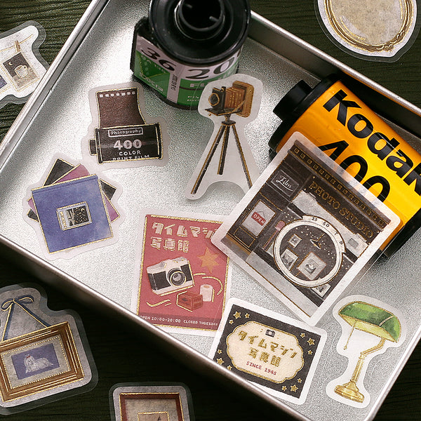 이미지를 갤러리 뷰어에 로드 , BGM Foil Stamping Flake Seal: Imaginary Shopping Arcade - Time-Space Photo Studio