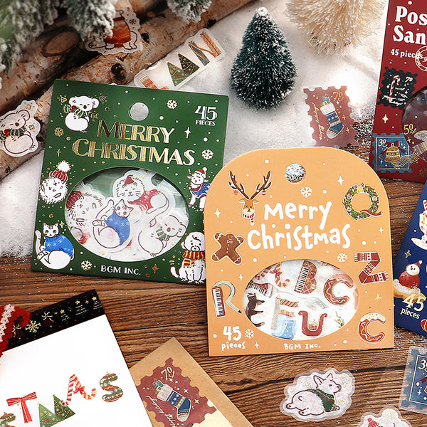 画像をギャラリービューアに読み込む, BGM Foil Stamping Christmas Limited Edition Flake Seal - Knitwear