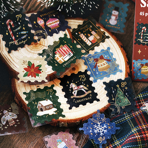 이미지를 갤러리 뷰어에 로드 , BGM Foil Stamping Christmas Limited Edition Flake Seal - Post Office / Letter to Santa