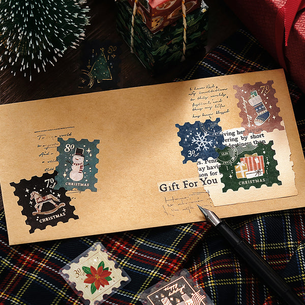 이미지를 갤러리 뷰어에 로드 , BGM Foil Stamping Christmas Limited Edition Flake Seal - Post Office / Letter to Santa