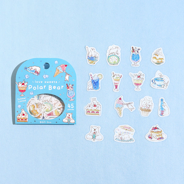 이미지를 갤러리 뷰어에 로드 , BGM Summer Limited Flake Seal - Polar Bear Sweets