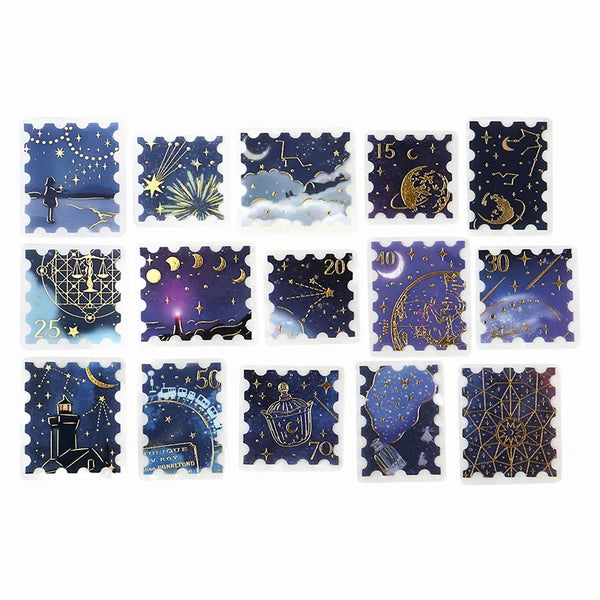 Load image into Gallery viewer, BGM Foil Stamping Flake Seal: Post Office - Nagareboshi