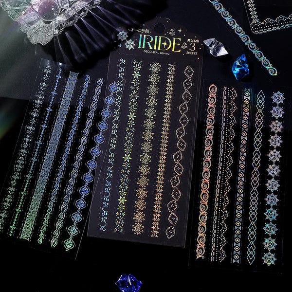 将图片加载到图库查看器,BGM Foil Stamping Iride Seal: Iride - Vintage Line