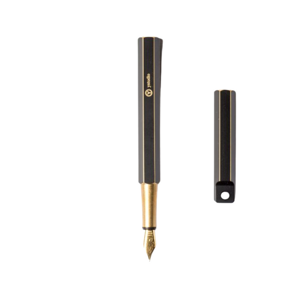 Load image into Gallery viewer, Ystudio Classic Revolve Portable Fountain Pen - Brassing