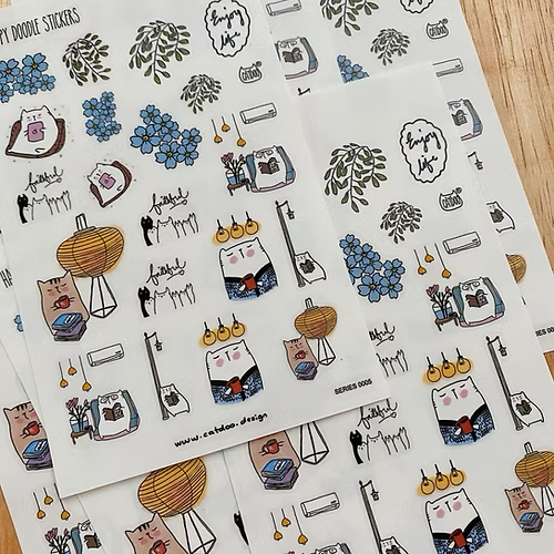 Load image into Gallery viewer, Catdoo Sticker - Enjoy Life