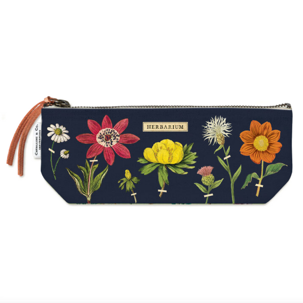 画像をギャラリービューアに読み込む, Cavallini Vintage Mini Pouch - Herbarium