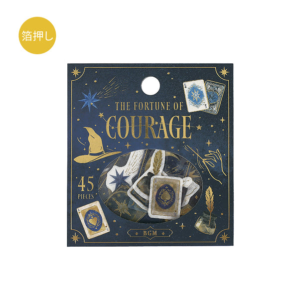 Load image into Gallery viewer, BGM Foil Stamping Flake Seal: Fortune - Courage