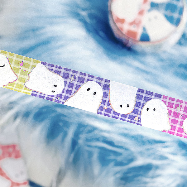 Load image into Gallery viewer, BGM Foil Stamping Masking Tape - Colorful Ghost