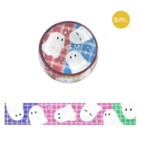 Load image into Gallery viewer, BGM Foil Stamping Masking Tape - Colorful Ghost