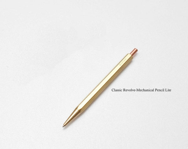 이미지를 갤러리 뷰어에 로드 , Ystudio Classic Revolve - Mechanical Pencil Lite - Brass