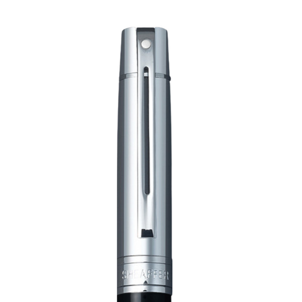 이미지를 갤러리 뷰어에 로드 , Sheaffer 300 E9314 Ballpoint Pen - Glossy Black Barrel and Chrome Cap with Chrome Plated Trims