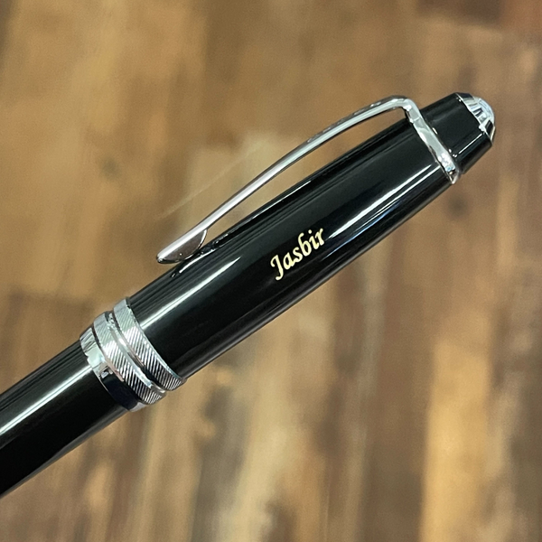 将图片加载到图库查看器,Cross Bailey Fountain Pen - Black Lacquer (Medium)