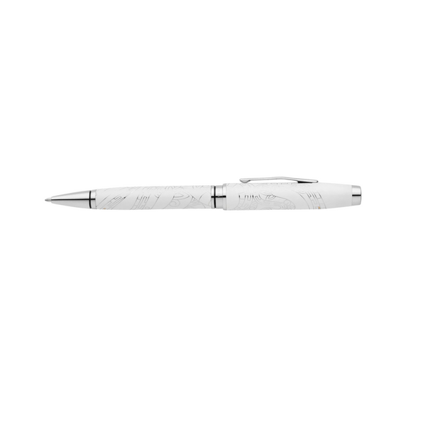 이미지를 갤러리 뷰어에 로드 , Cross Coventry Zodiac Year of the Snake Ballpoint Pen - Pearl White Lacquer with Polished Chrome