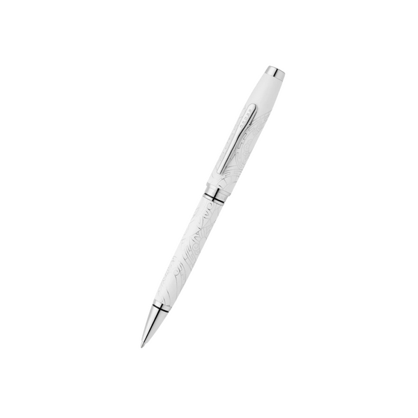이미지를 갤러리 뷰어에 로드 , Cross Coventry Zodiac Year of the Snake Ballpoint Pen - Pearl White Lacquer with Polished Chrome