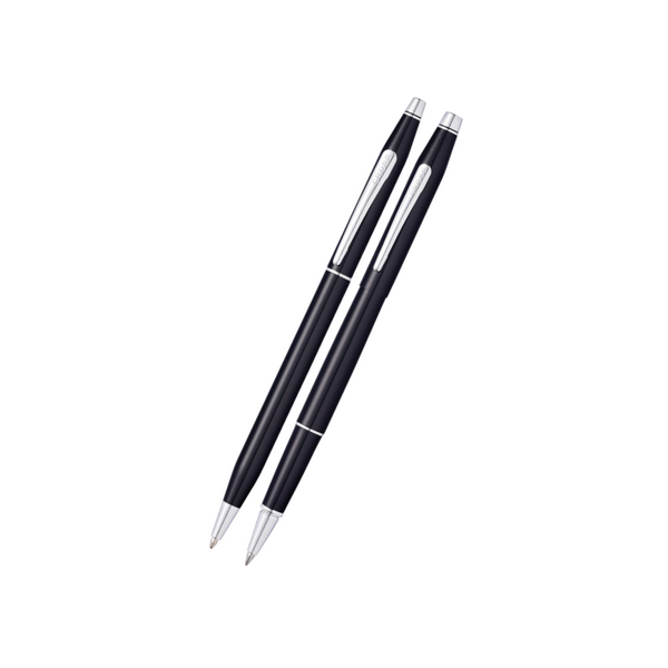 이미지를 갤러리 뷰어에 로드 , 크로스 클래식 센츄리 블랙 래커 볼펜 및 수성펜 선물 세트