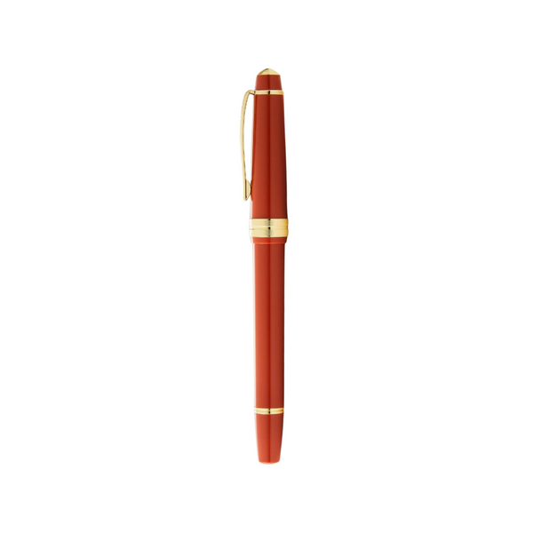 将图片加载到图库查看器,Cross Bailey Light Polished Amber Resin and Gold Tone Rollerball Pen