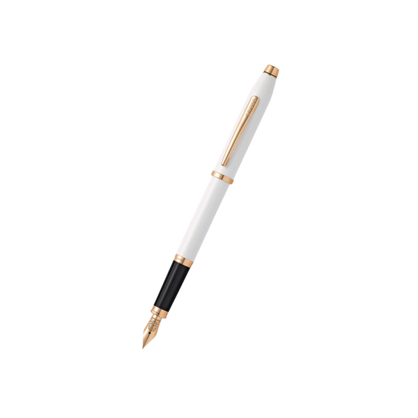 将图片加载到图库查看器,Cross Century II Pearlescent White Lacquer Fountain Pen