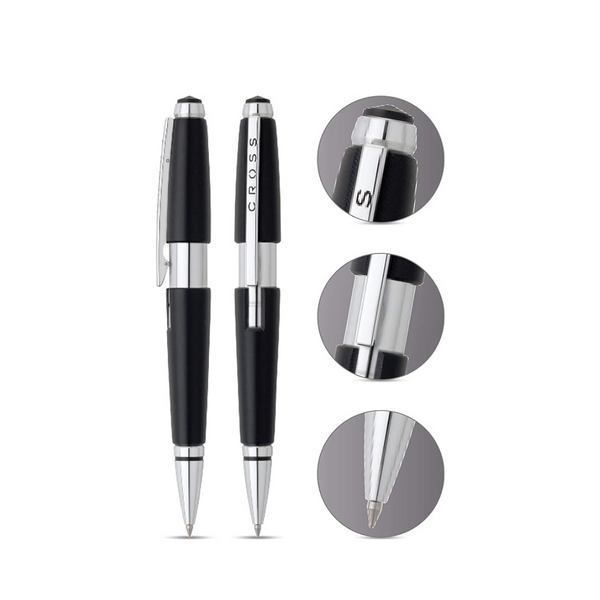 Load image into Gallery viewer, Cross Edge Rollerball Pen - Jet Black