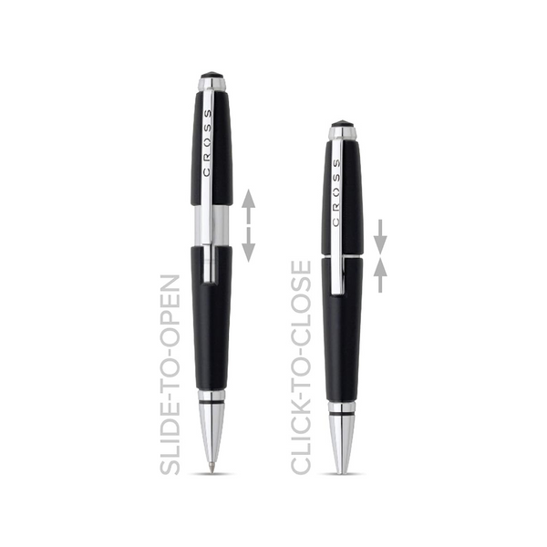 Load image into Gallery viewer, Cross Edge Rollerball Pen - Jet Black