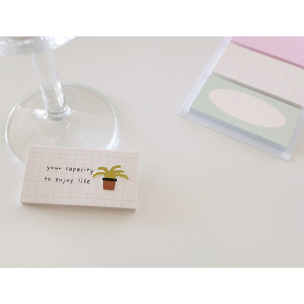 Load image into Gallery viewer, Suatelier Daily Plan Sticky Memo - .52 Gradation Green (2)