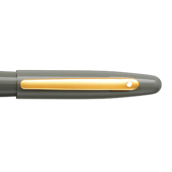 이미지를 갤러리 뷰어에 로드 , Sheaffer VFM E9427 Fountain Pen - Glossy Light Gray with PVD Gold-tone Trims