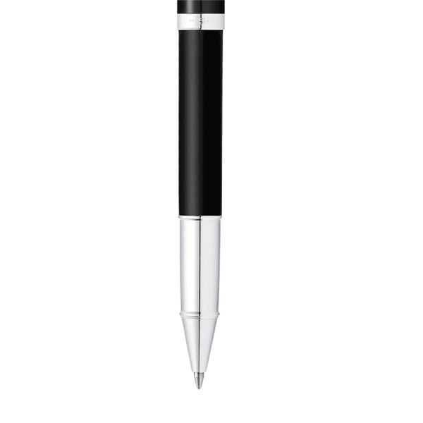 将图片加载到图库查看器,Sheaffer 100 E9317 Rollerball Pen - Matte Black with Chrome Plated Trims