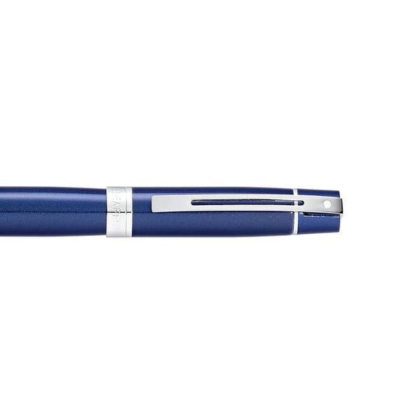 画像をギャラリービューアに読み込む, Sheaffer 300 E9341 Rollerball Pen - Glossy Blue with Chrome Plated Trims