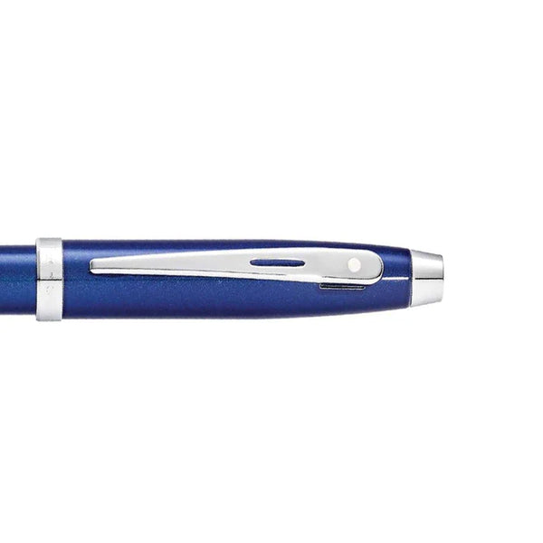 Load image into Gallery viewer, Sheaffer 100 E9339 Ballpoint Pen - Glossy Blue Lacquer with Chrome Plated Trims