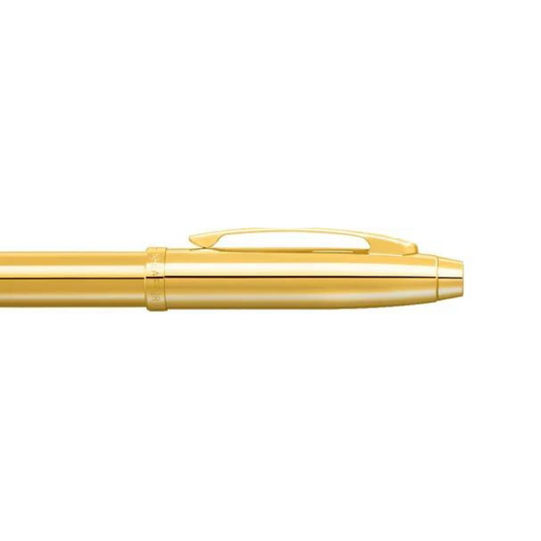 이미지를 갤러리 뷰어에 로드 , Sheaffer 100 E9372 Ballpoint Pen - PVD Gold with PVD Gold-tone Trims