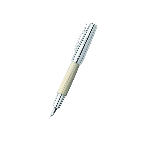 Load image into Gallery viewer, Faber-Castell E-Motion Resin Fountain Pen - Parquet Ivory