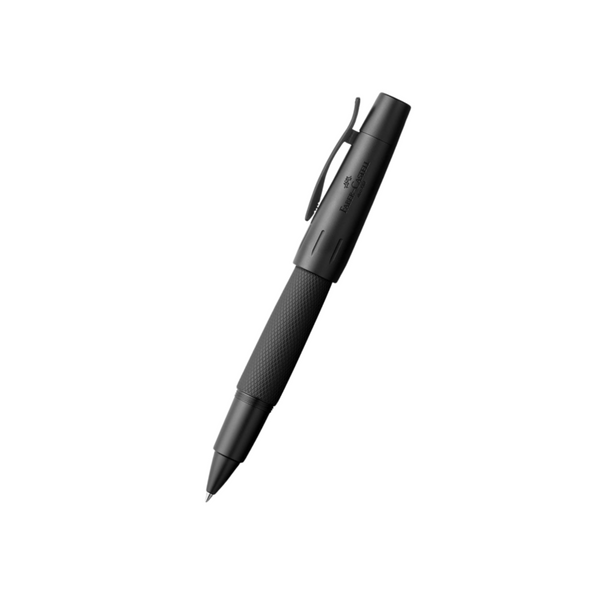 将图片加载到图库查看器,Faber-Castell E-Motion Rollerball Penball Pen Pure Black Anodized Aluminum