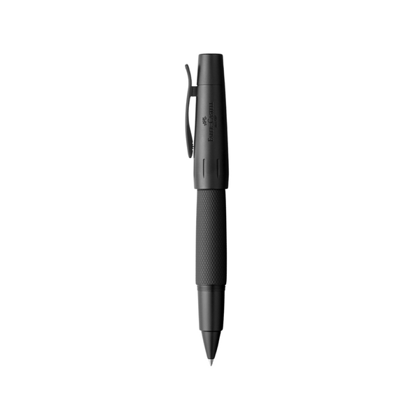 将图片加载到图库查看器,Faber-Castell E-Motion Rollerball Penball Pen Pure Black Anodized Aluminum