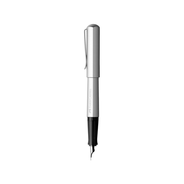 Load image into Gallery viewer, Faber-Castell Hexo Fountain Pen - Silver