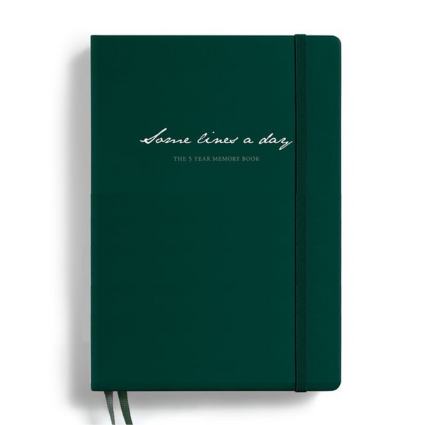 Load image into Gallery viewer, Leuchtturm1917 Some Lines A Day A5 Medium Hardcover Notebook - Forest Green